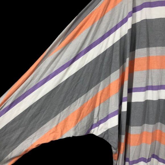 Torrid Super Soft Cocoon Cardigan, Striped, Open Front, Curved Hem SZ 0 (XL) - Picture 5 of 9